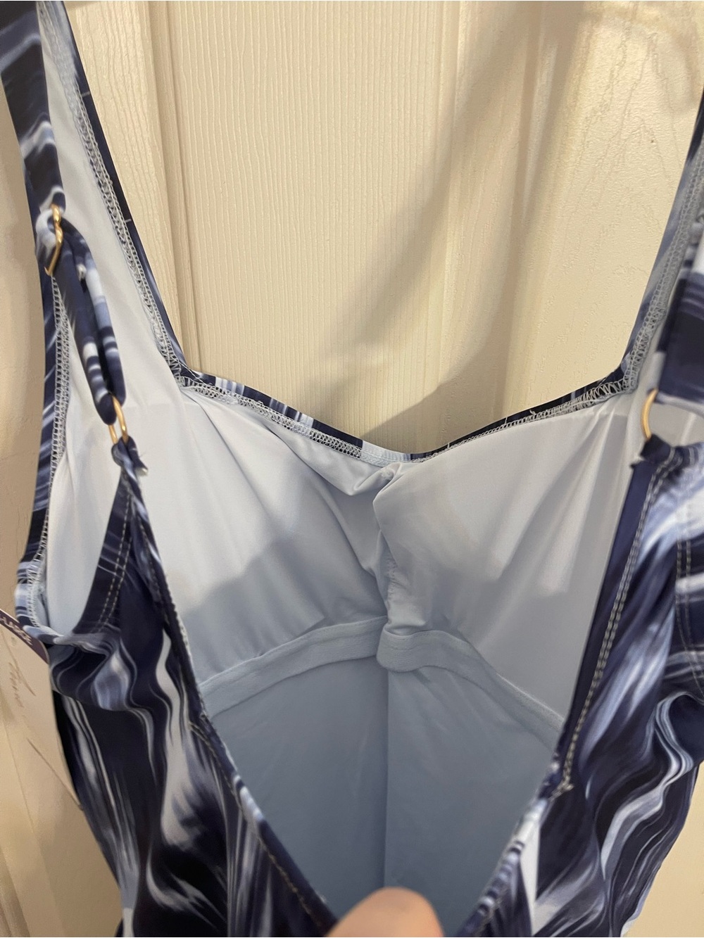 Anne Cole One piece swimsuit with attached skirt NWT - Picture 3 of 8